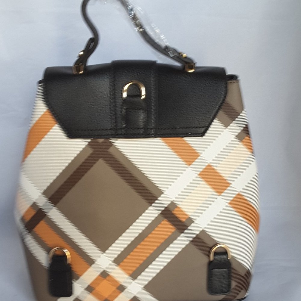 FAUX LEATHER 2 IN 1 BACKPACK & SMALL PURSE - Picture 4 of 9
